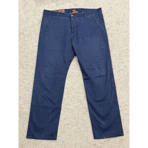 DOCKERS Alpha Collection Men's Levi's Gray Dark Blue Jean Size 36 x 30